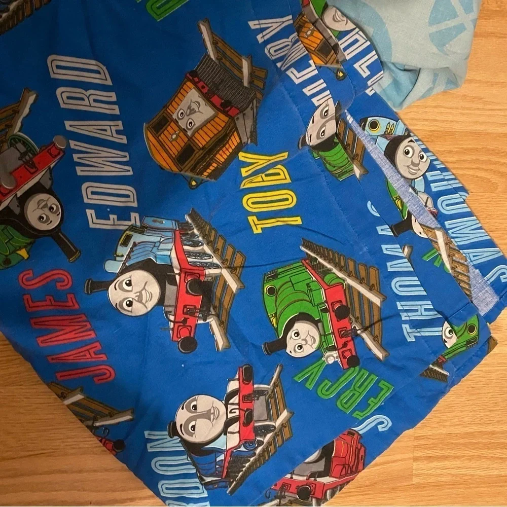 Thomas Tank Engine Bedding Sheet Toddler Twin Fitted Flat Pillow Case Vintage